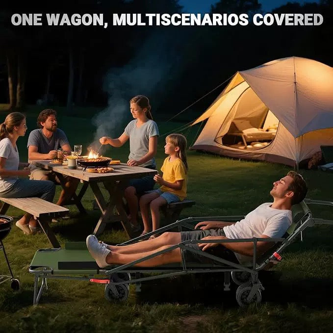 2-in-1 Folding Camping Wagon