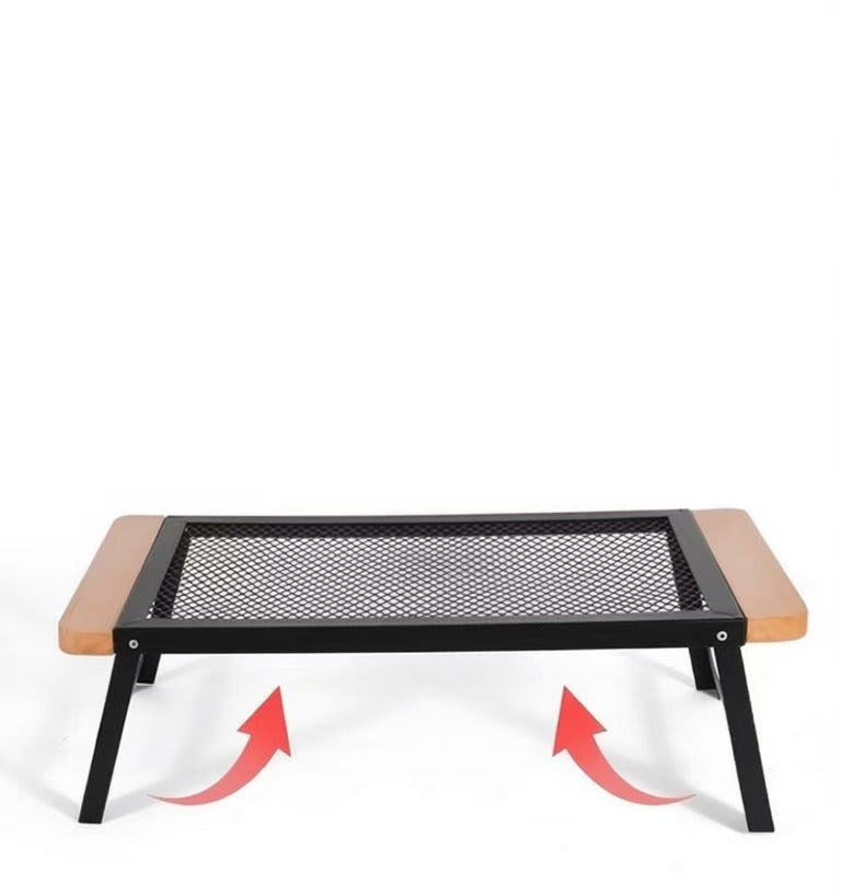 Fold‑Away Heat‑Safe Mesh Table