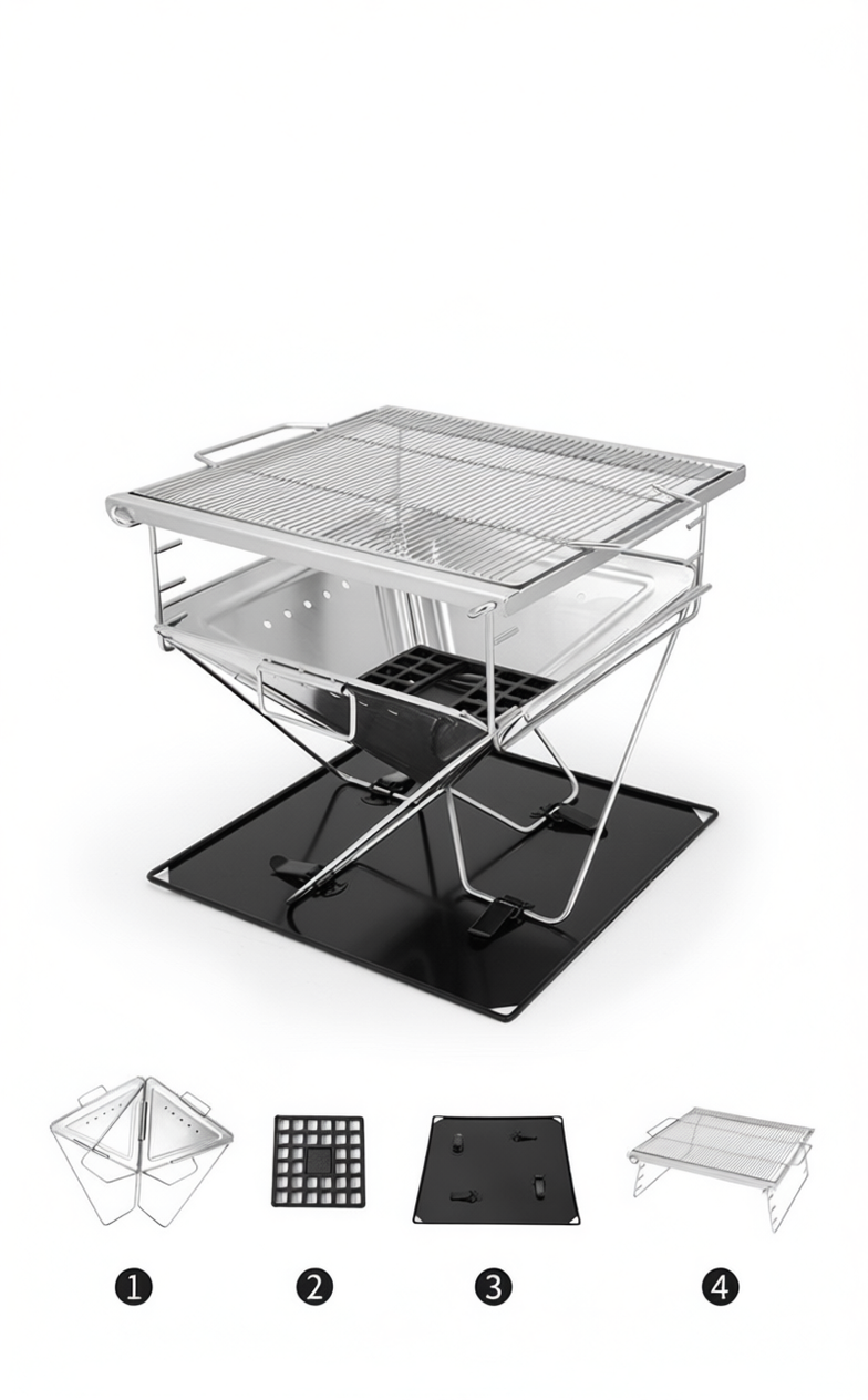 Outdoor Folding Barbecue Grill