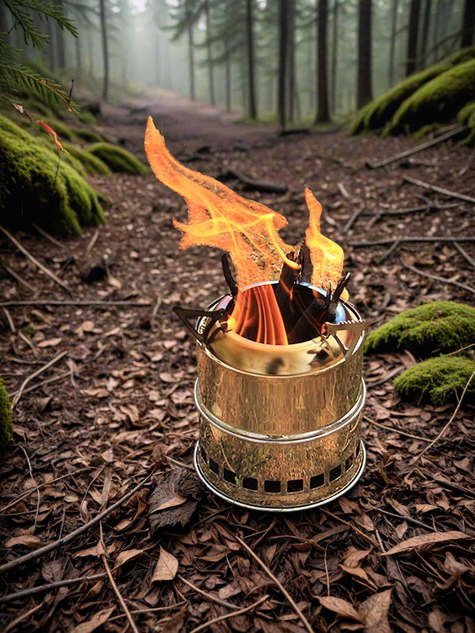 Stainless Steel Round Stove