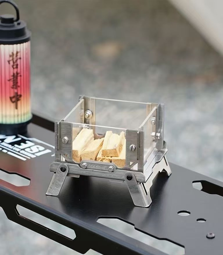 Mini Folding Glass Stove