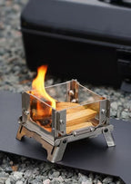 Mini Folding Glass Stove