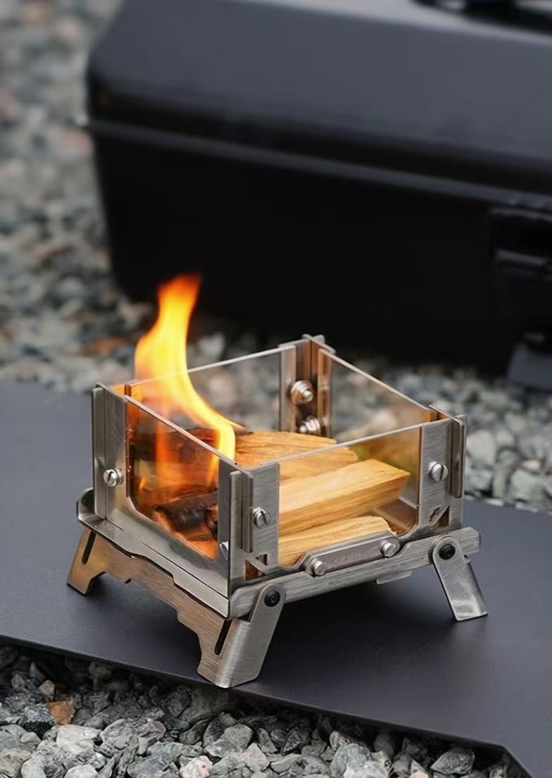 Mini Folding Glass Stove