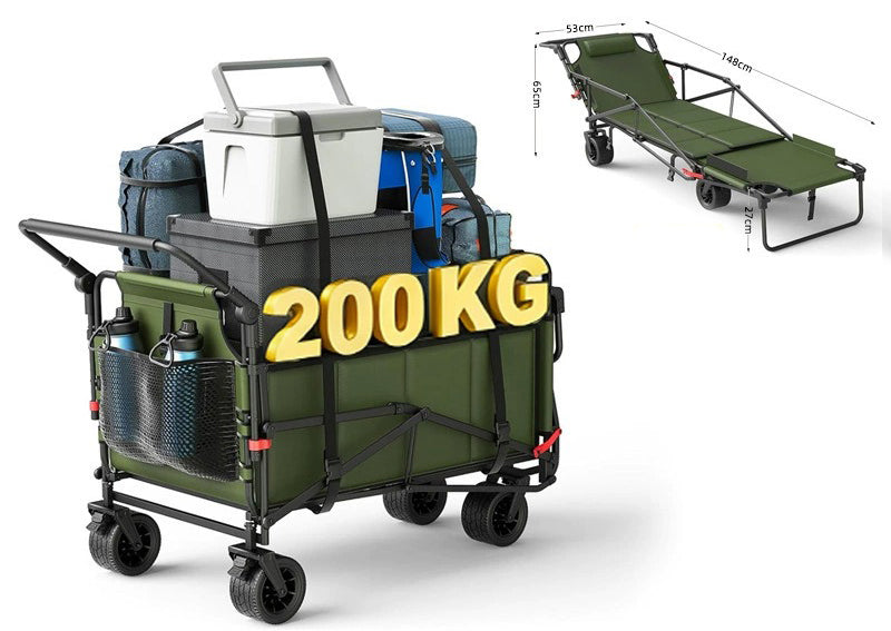 2-in-1 Folding Camping Wagon