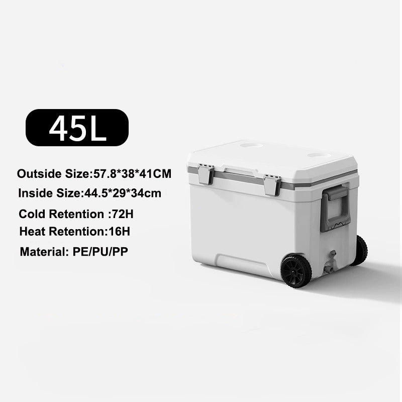 Pull Rod & Wheels Insulated Box