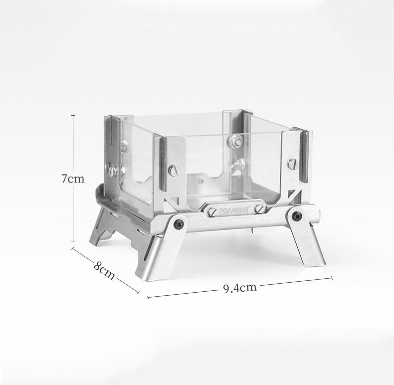 Mini Folding Glass Stove