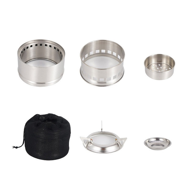 Stainless Steel Round Stove