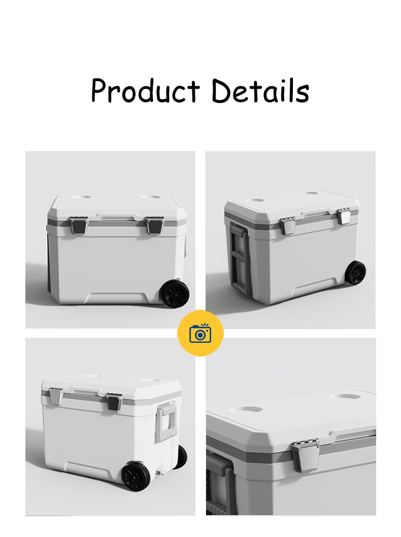 Pull Rod & Wheels Insulated Box